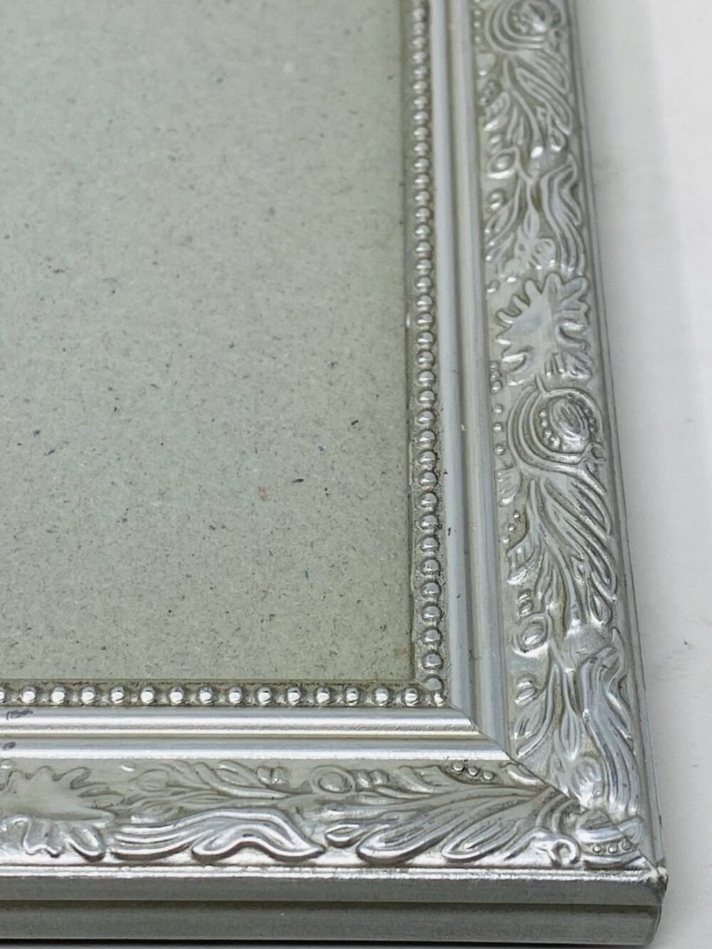 Burnes Of Boston Ornate Silver Tone Picture Frame For 5x7 Photo